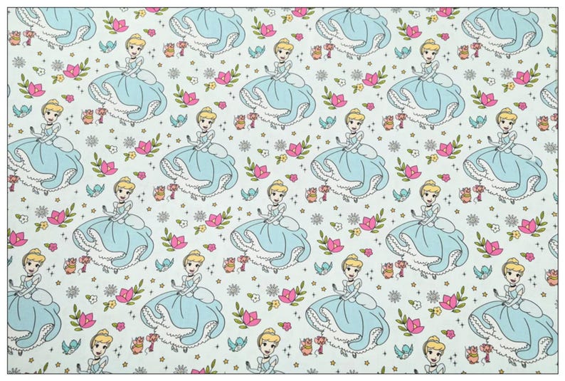 Princess Decorative Pattern Princess Pattern Fabric , Cotton Fabric - Etsy UK