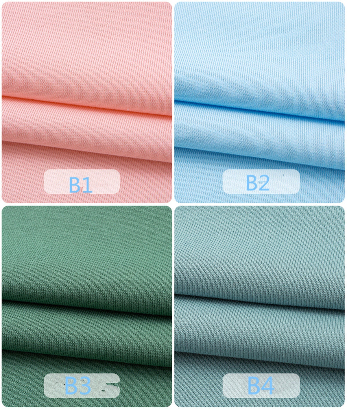 100 Cotton Hoodie Fabric Solid Color Sports and Leisure Etsy