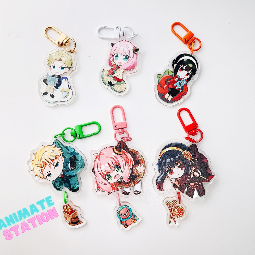 Anime Keychain Chibi Keychain Clasp Keychain Cute Keychain Etsy Canada