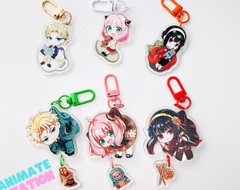 Anime Acrylic Keychain - Etsy