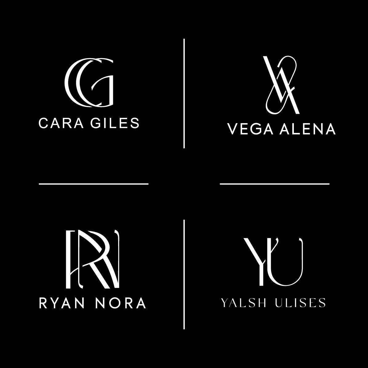 Custom fashion logo, initial logo, business brand logo, clothing logo, online logo, feminine, logo design, minimalist logo, Instagram logo