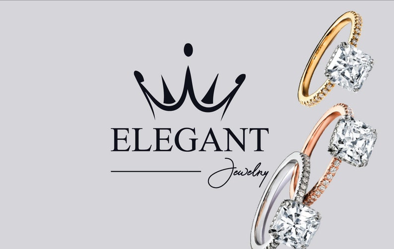 Custom Jewelry Logo Design, Gemstone Logo Design, Beauty Logo Design, Royal Logo Design, Wedding