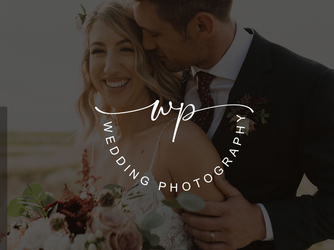 Custom Calligraphy Logo Design, Wedding Logo, Handwritten Logo