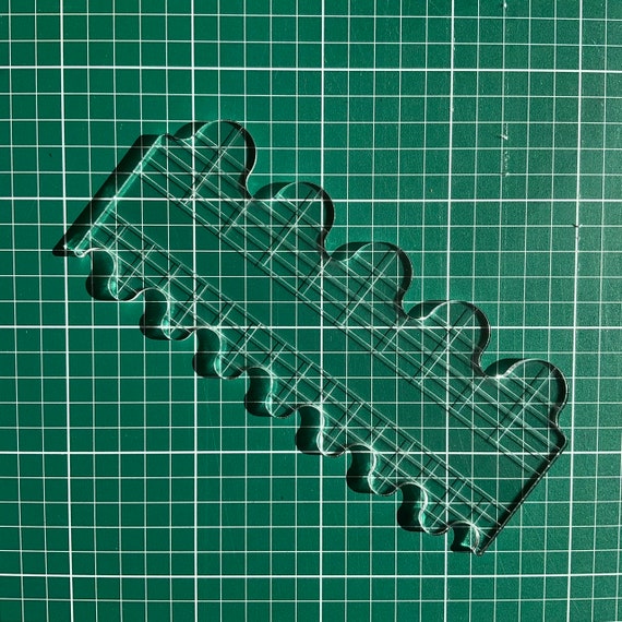 Clamshell Quilting Ruler Etsy UK