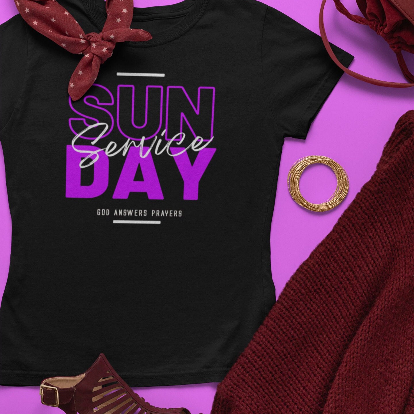 Sunday Service T-shirt.