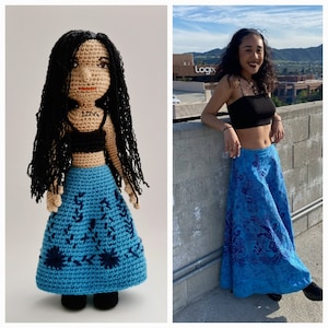 Personalized Crochet Look a like Girl Doll - Handmade Portrait Woman Doll - Customized Crochet Art - Custom Unique Gift