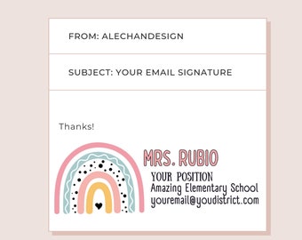 Cute Email Signature!