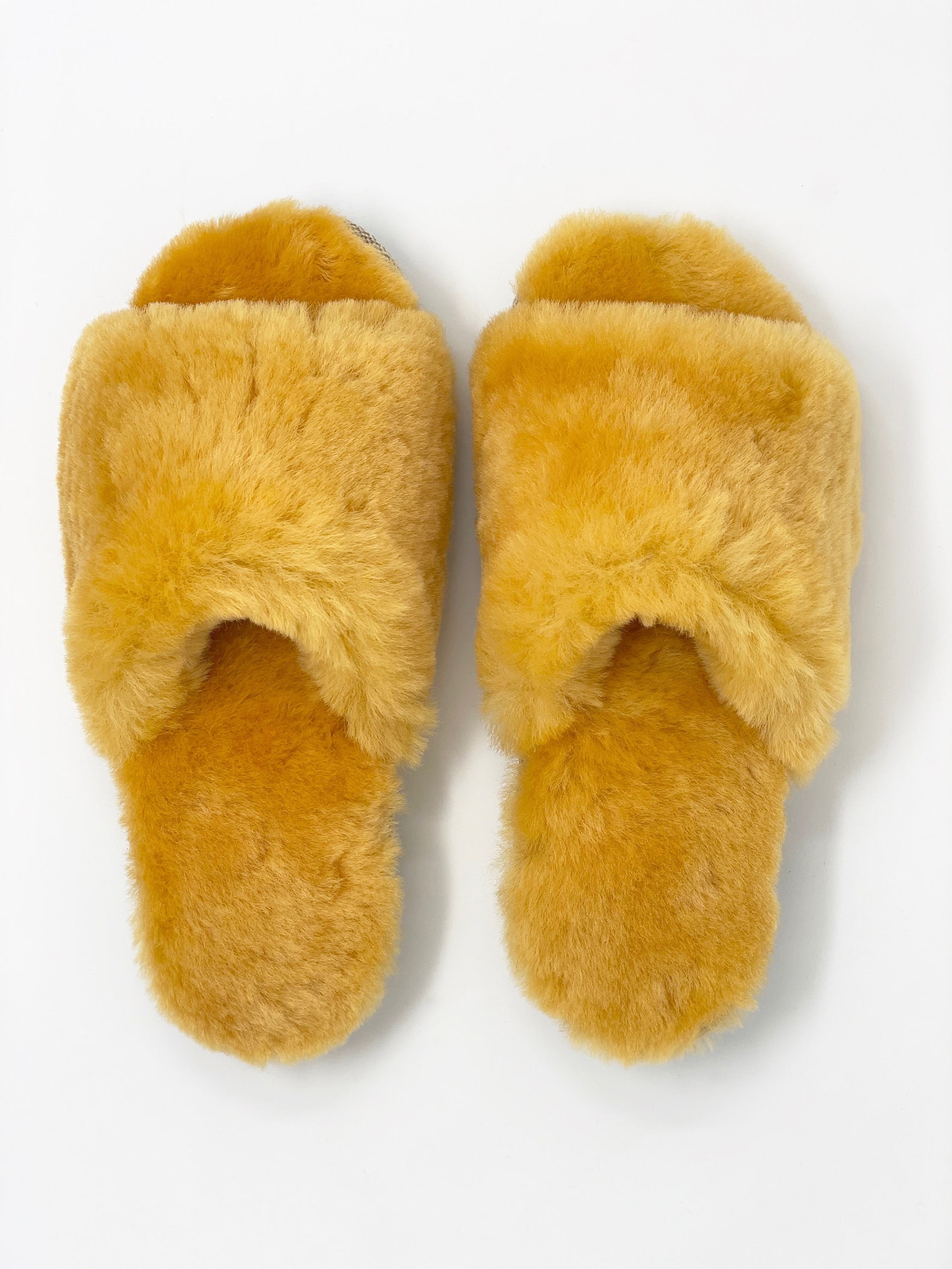 sheepskin slider slippers