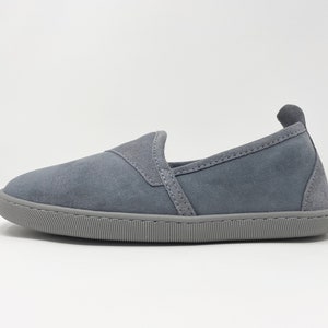 Women's Sheepskin Slippers, leather slippers,Grey Sheepskin slippers Handcrafted 100% Sheepskin Wool with genuine suede,Variant colours