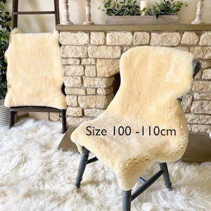 100% Natural New Zealand Medical Sheepskin rug leather, Ideal for Baby, Elderly,Seniors. Relugan Sheepskin rug