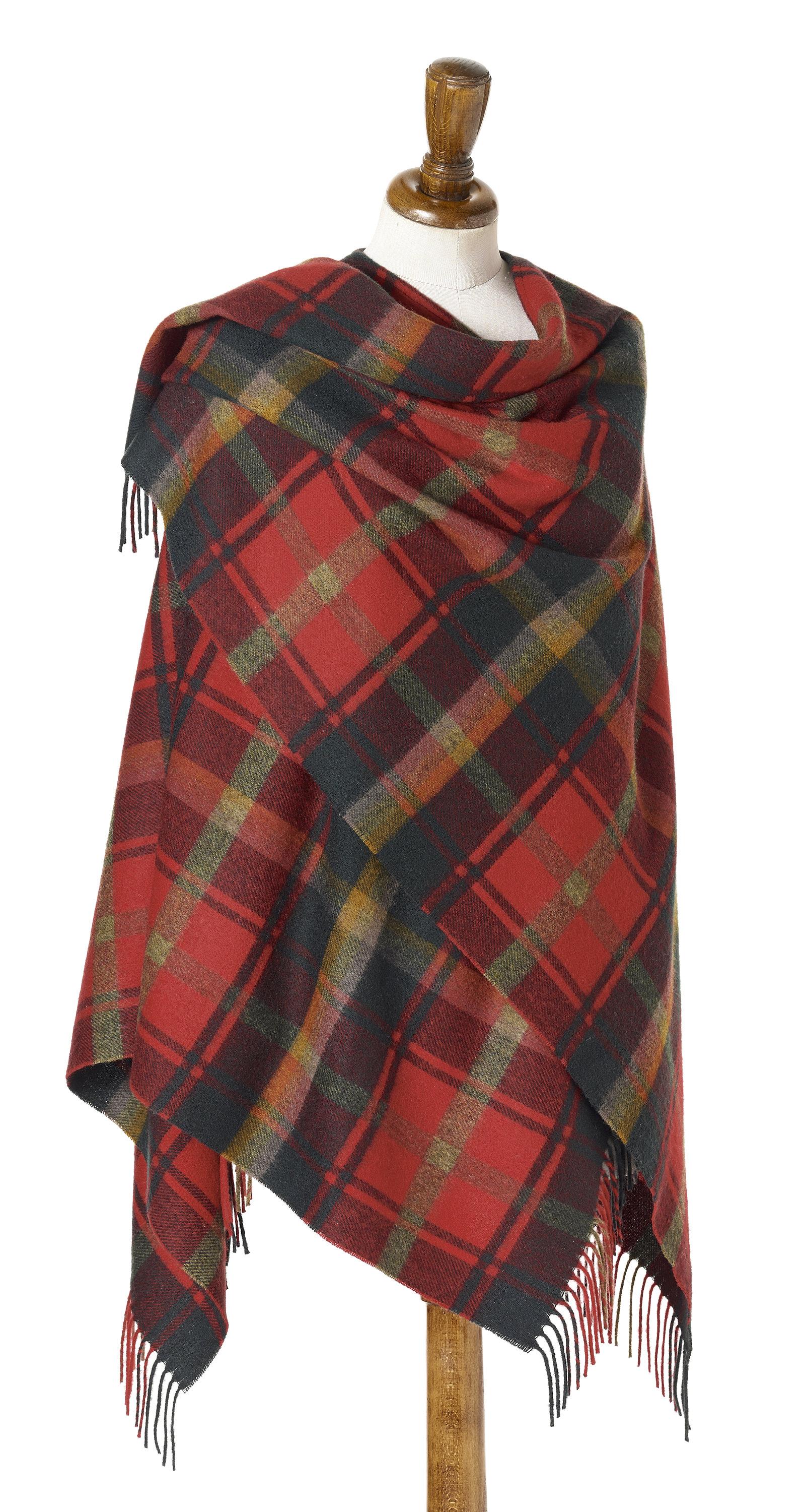 stewart tartan shawl