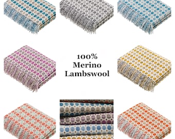 Deken van merinolamswol: Milan Collection, Made in UK