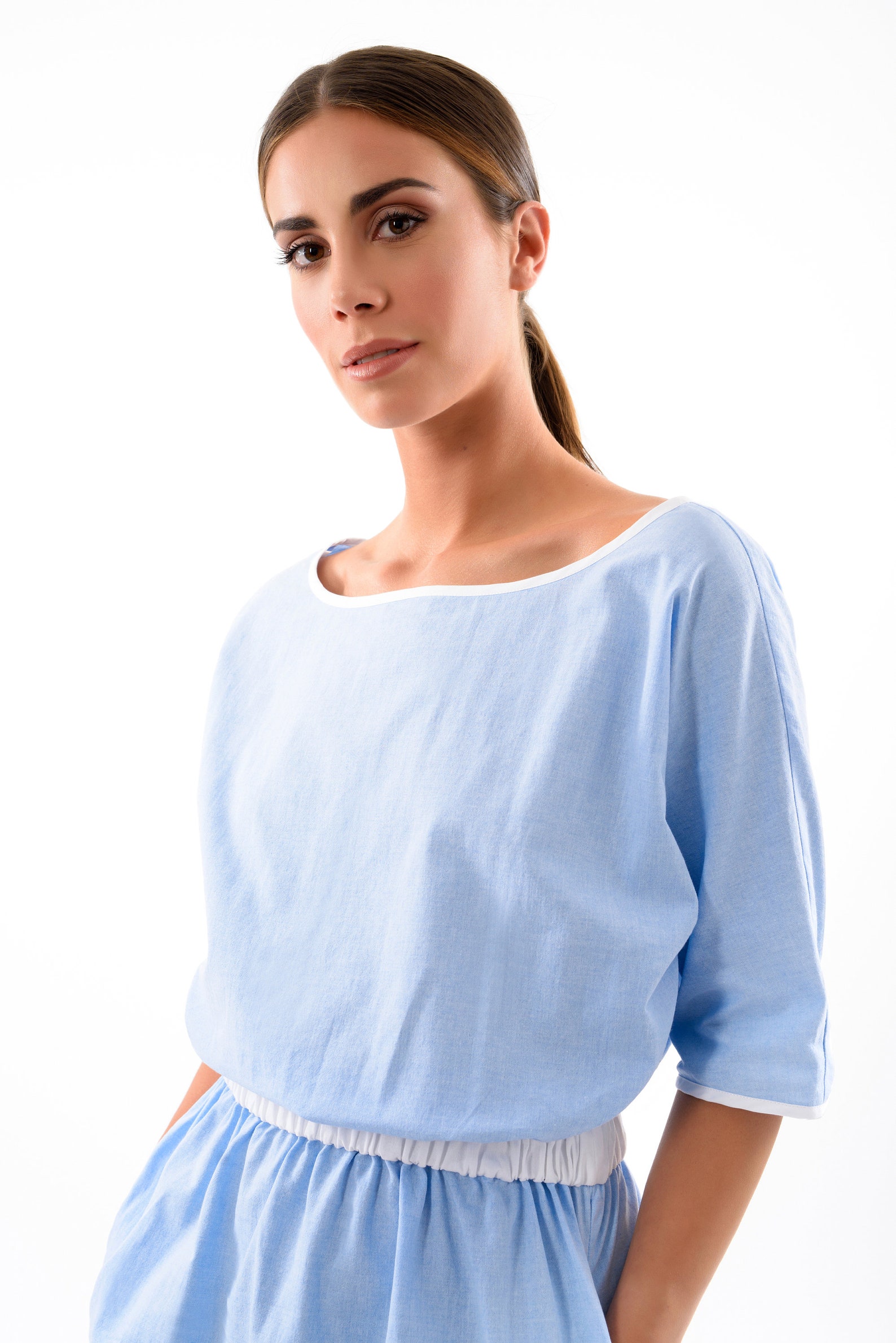 Baby Blue Summer Dress Etsy