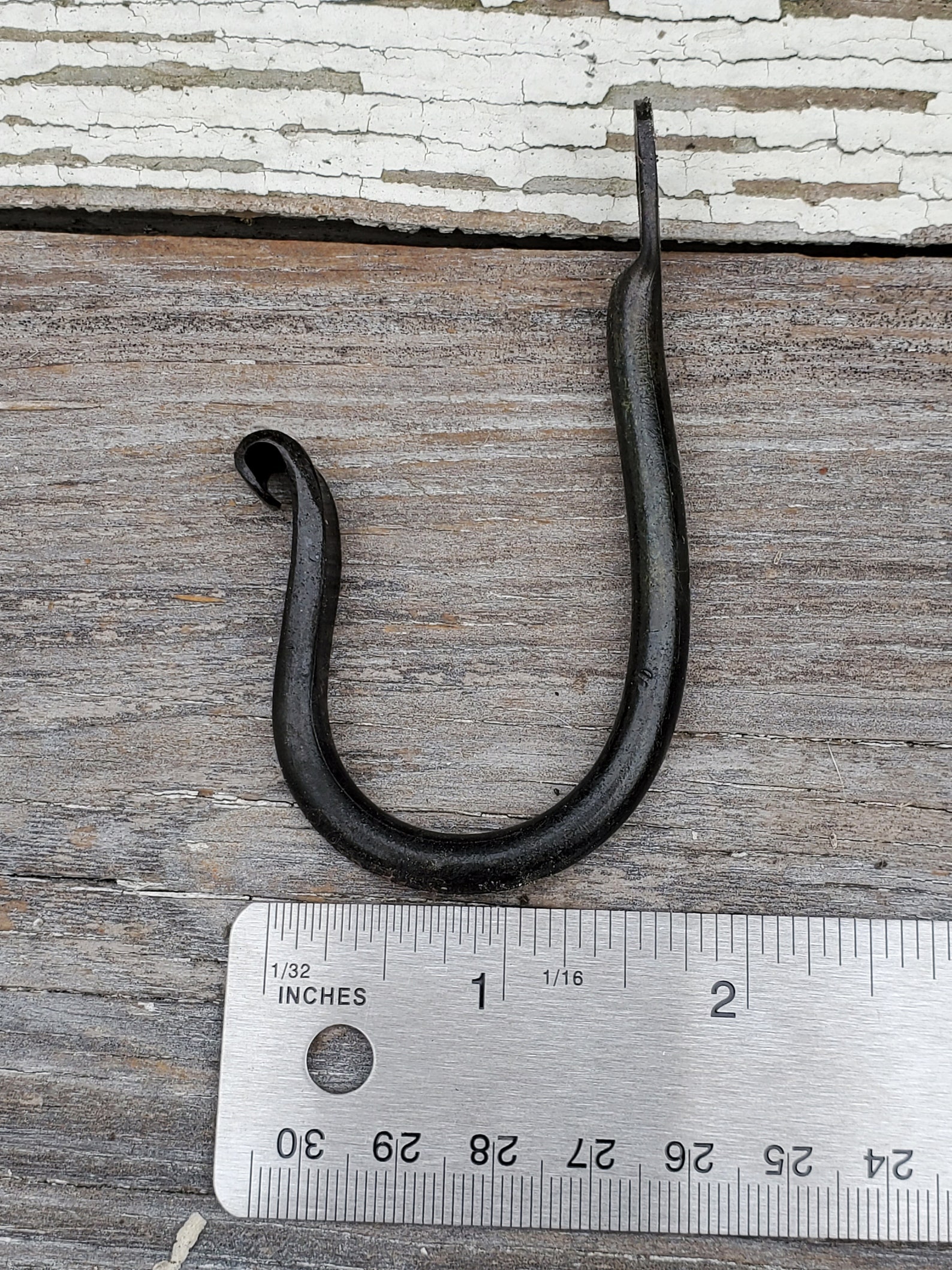 Traditional Blacksmith Hook Set of 5 Round Etsy