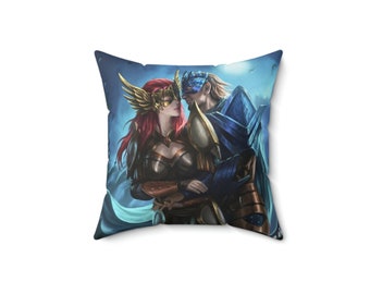 Fantasy Lover Polyester Square Pillow
