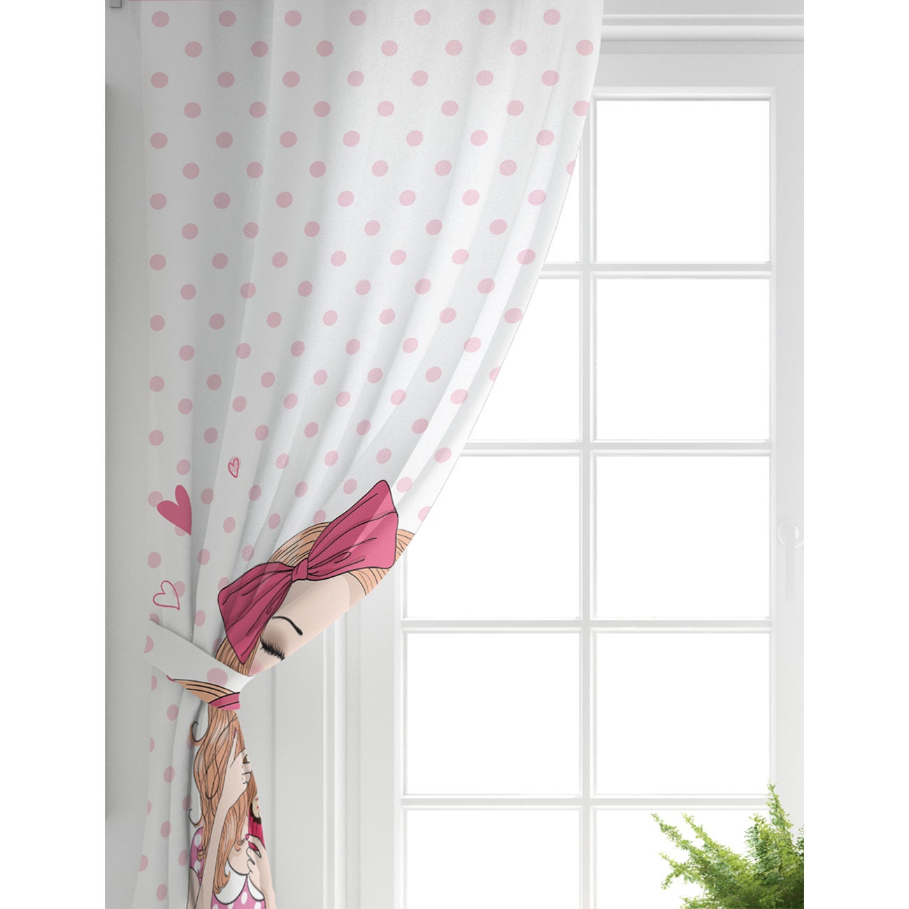 Girl Room Curtain Nursery Curtain for Girl Young Girl Etsy