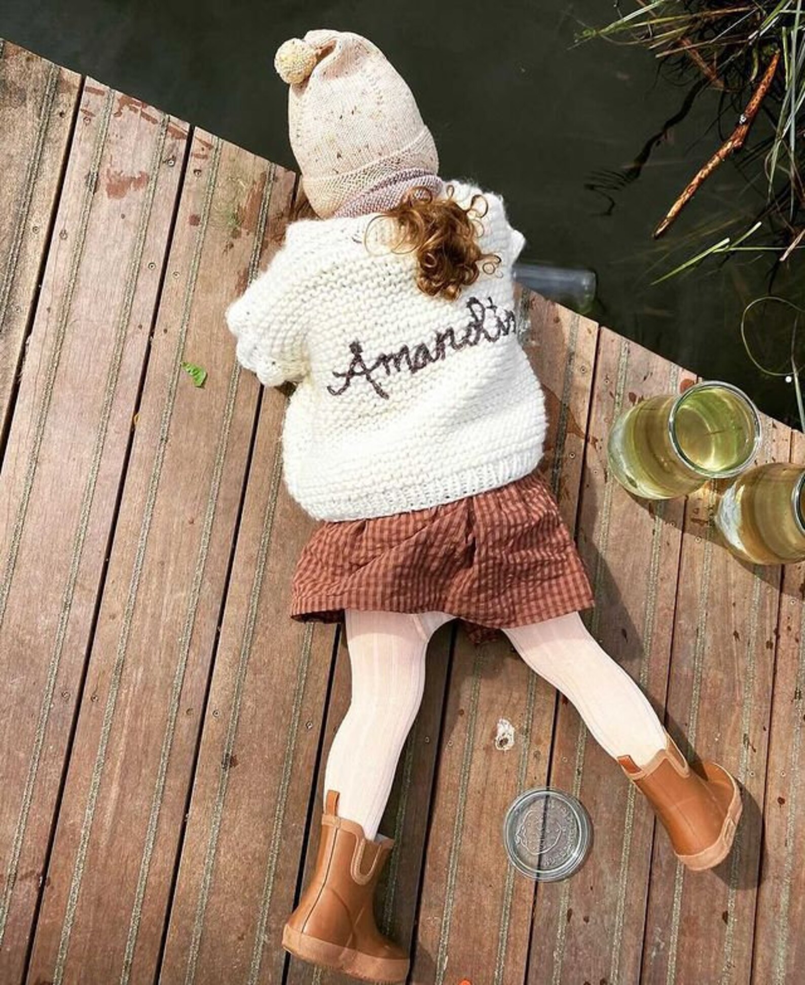 Name on cardigan personalised knit previous examples of my Etsy