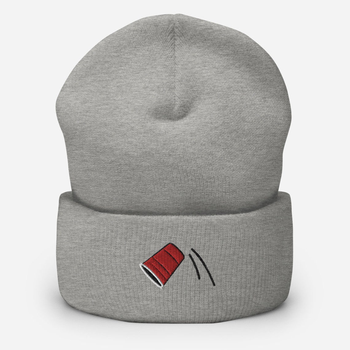 Flip Cup Drinking Games Funny College Humor Beanie Etsy