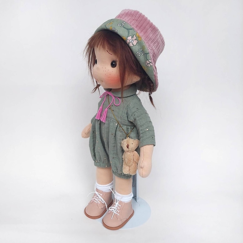 Hannah Waldorf doll inspiration, Organic cotton doll, baby doll and dolls for collectors, gift doll, Art and Doll, waldorf dolls style image 4