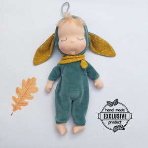 Sweet baby doll- cuddly toy organic cotton doll 30cm/12inch Waldorf doll inspiration