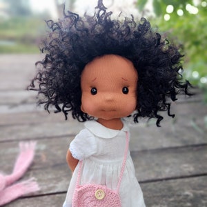 Kiara - Waldorf doll inspiration, Organic cotton doll, baby doll and dolls for collectors, gift doll, Art and Doll