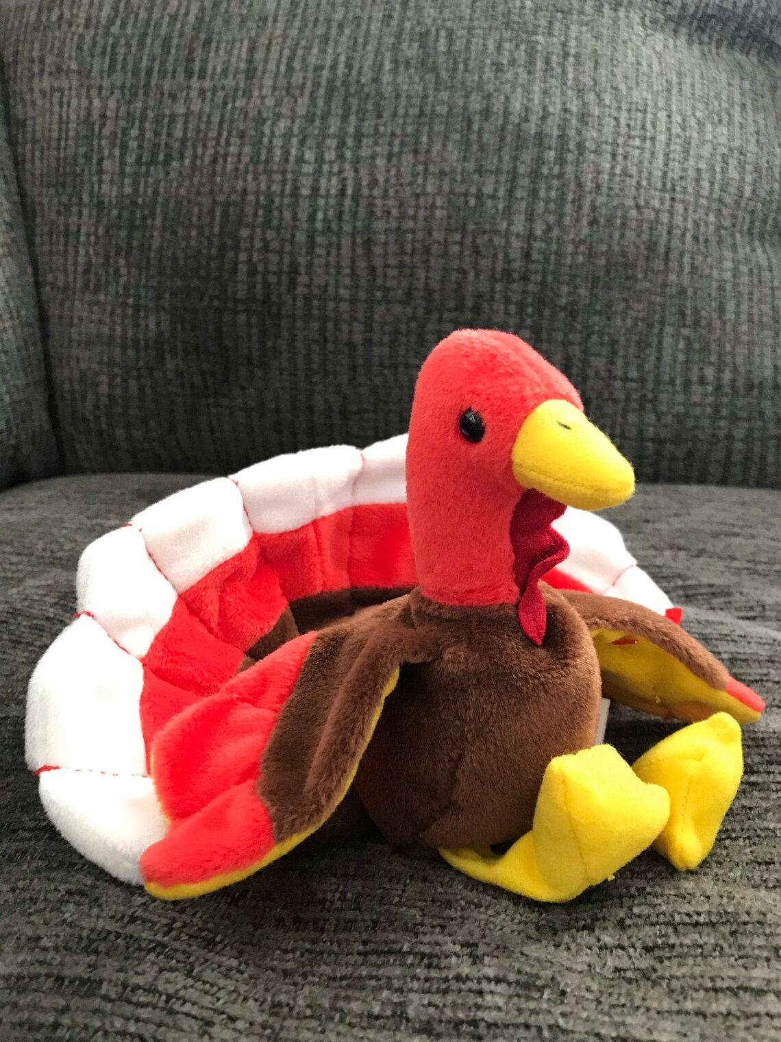 Ty Beanie Babies Gobbles. Style 4034. PVC. No Red Stamp. Etsy