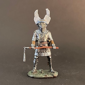 Toy Soldiers Action Figurines European Knight  54 mm Figures 1/32 Scale Tin Miniature Statuette Toys Sculptures  PAINTED.
