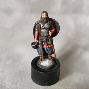Viking Warrior Norman Soldiers Tin PAINTED. 54mm 1/32