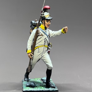 Figurine Miniatures Austrian officer. Tin Soldiers 54mm 1/32  Painted or Unpainted