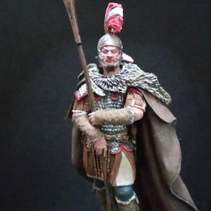 Rome. Aquiliferus Lucius Sertorius Firmus, XI Legion of Claudius. Miniatures FL 54mm 1/32 tin soldiers figure Painted&Unpainted