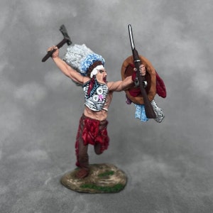 USA. Indian 19th . Action Toy Soldiers Figurines Miniatures Tin 54mm 1/32 Painted or unpainted