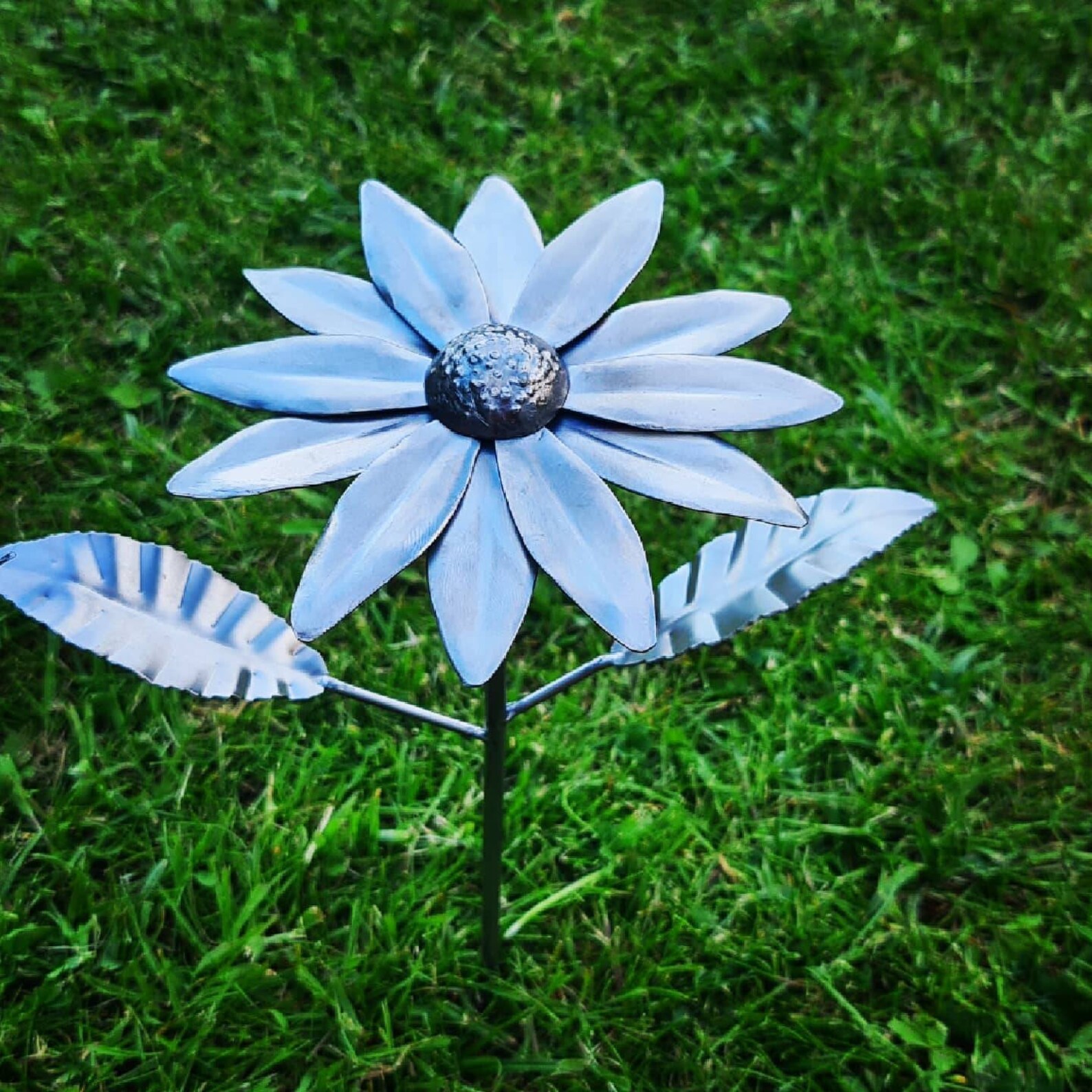 Handmade metal flowers perfect gift or remembrance Garden Etsy
