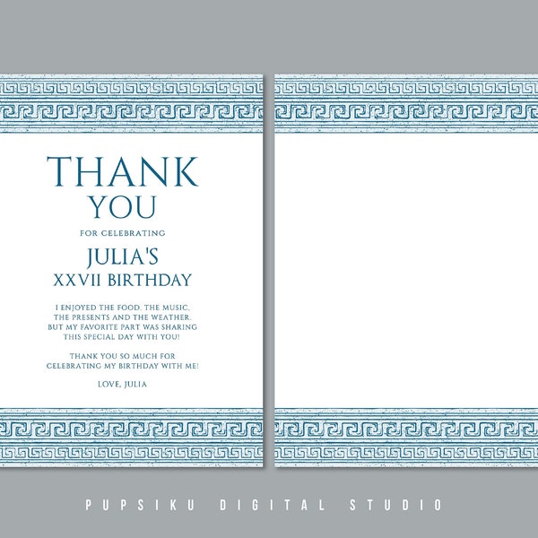 Greek Blue Pattern Etsy