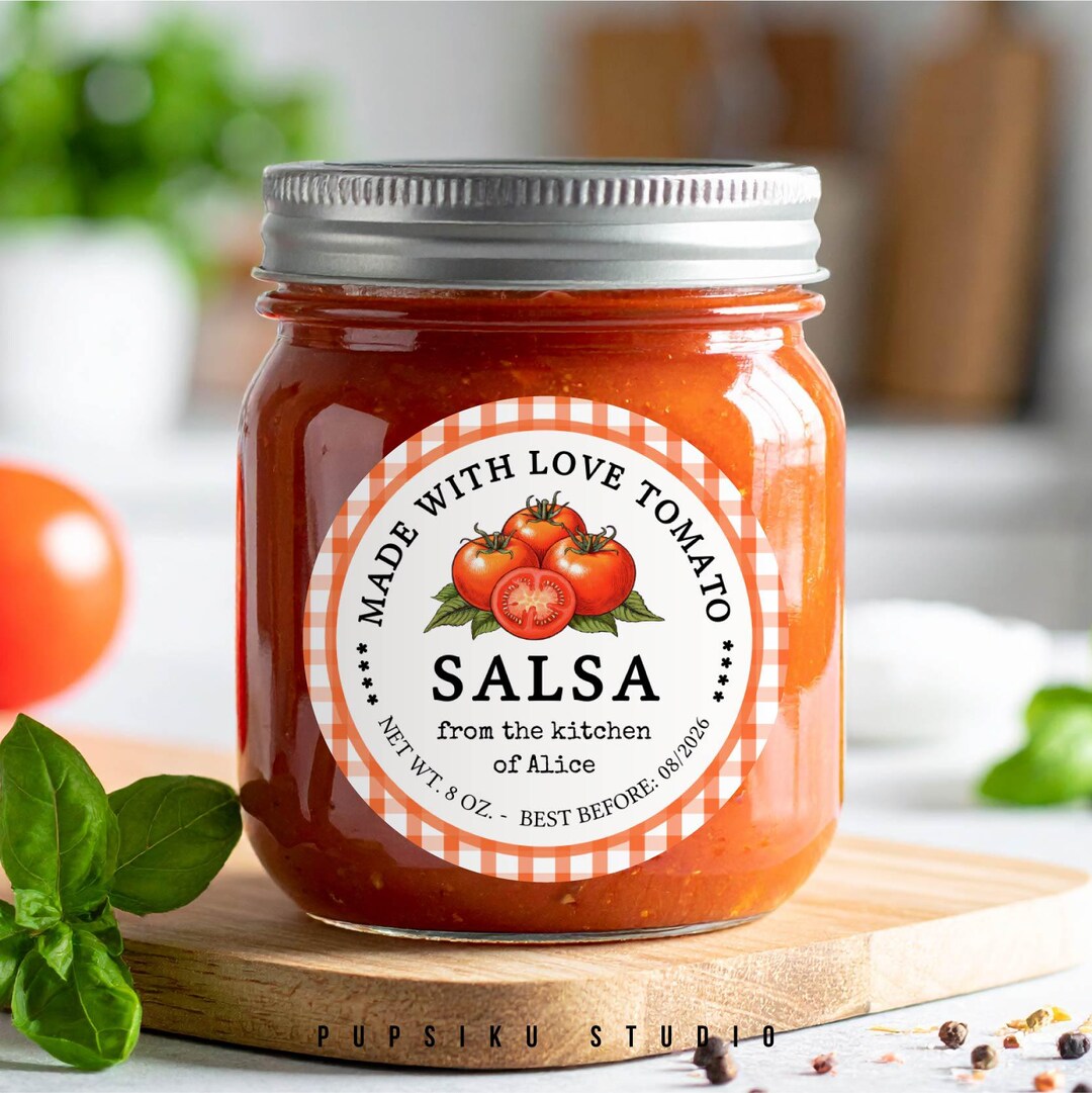 Tomato Salsa Label, 2