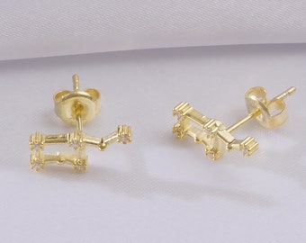 Constellation Earrings, Sterling Silver constellation earrings Nickel Free, Star Sign Zodiac, Astrology earrings, Zodiac Earrings
