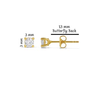 14k Gold Birthstone Stud Earrings, Birthstone Earrings, Custom Birthstone Stud Earrings, Emerald Earrings, Gift For Mom, Christmas Gift