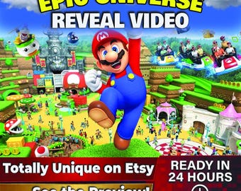 Mario Breaking News Video – Universal Epic Universe Surprise Reveal (Digital Download)