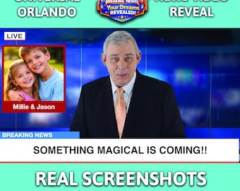 Universal Theme Park Trip Reveal – Breaking News Video Surprise with Harry Potter & a REAL Presenter!