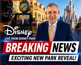 Disney World Theme Park Trip Reveal – LIVE From The Park Breaking News Video Surprise with Mickey Mouse!