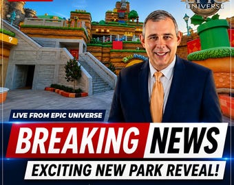 Universal Epic Universe Theme Park Trip Reveal – REAL Breaking News Video Surprise with Mario!