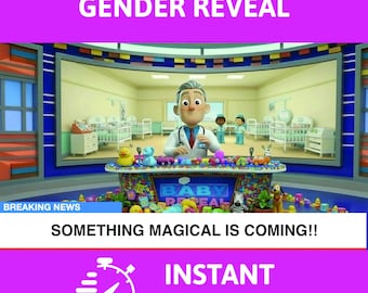 Buddy Elf Gender Reveal Video – It's a Girl Announcement (Instant Download)