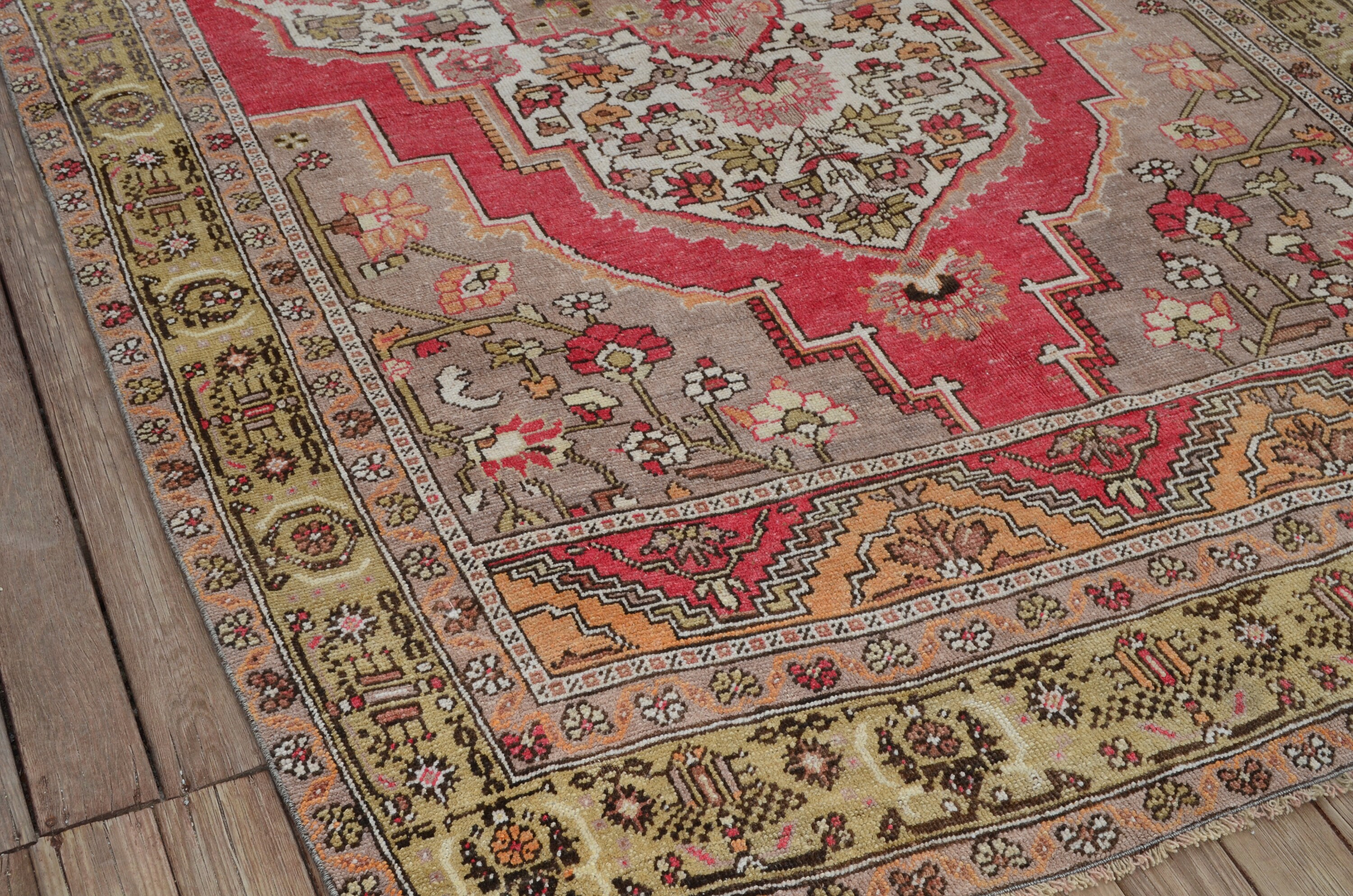 Minimalist Floral Pattern Rug Large Vintage Faded Rug Old - Etsy UK