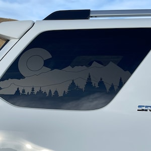 Colorado Mountain decals (Both Sides)