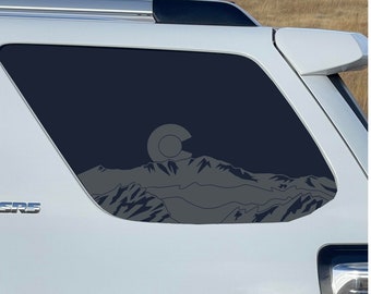 Stickers Colorado Mountain Pikes Peak (recto-verso)