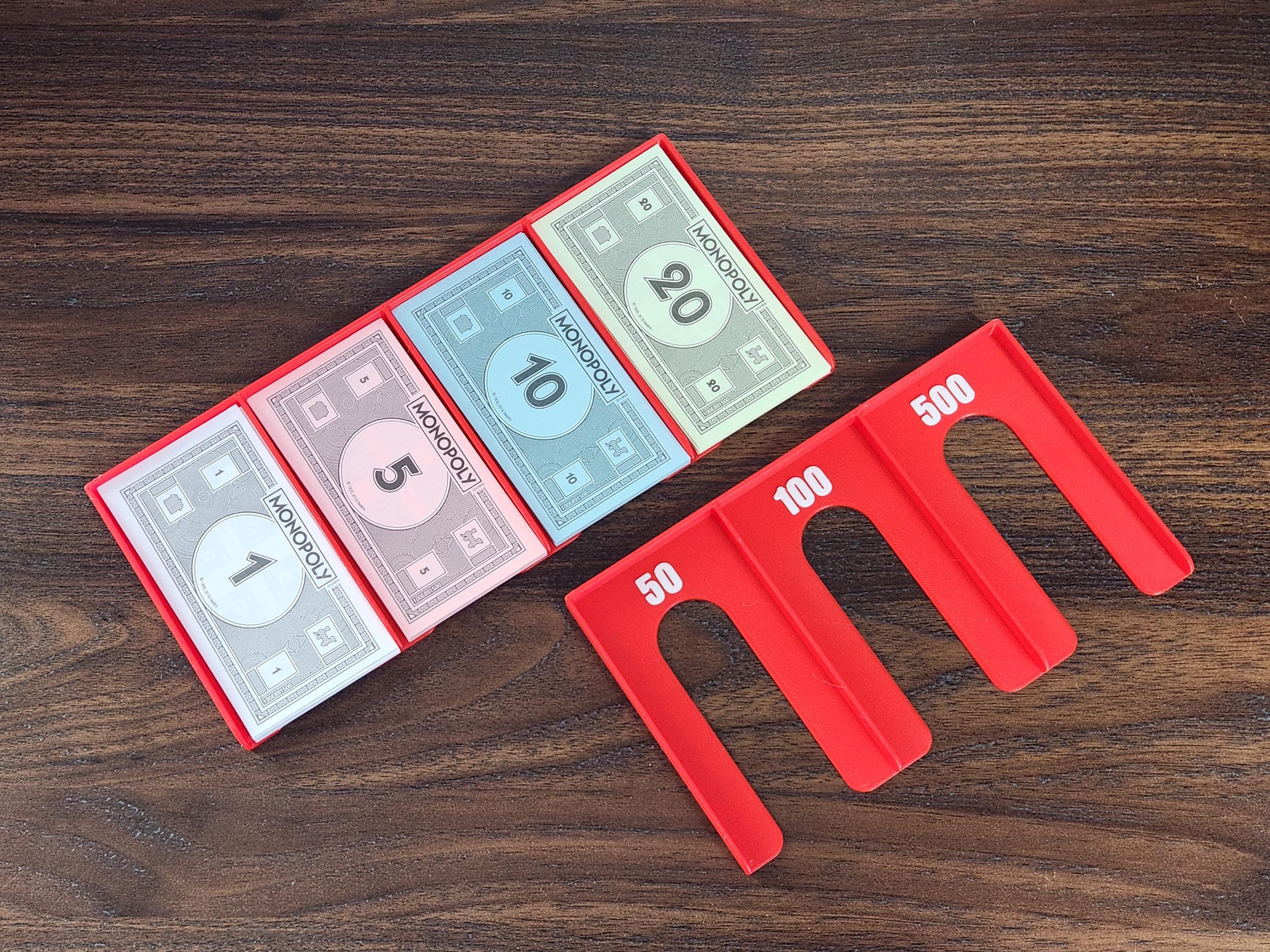 3D Supply Ninja – Vassoio Organizzatore Soldi Monopoly – Scatola Assistente Banchiere