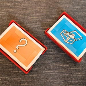 Monopoly Card Tray Set - Chance + Community Chest Oragnizers