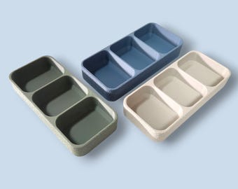 3 Slot Shallow Organizer Tray