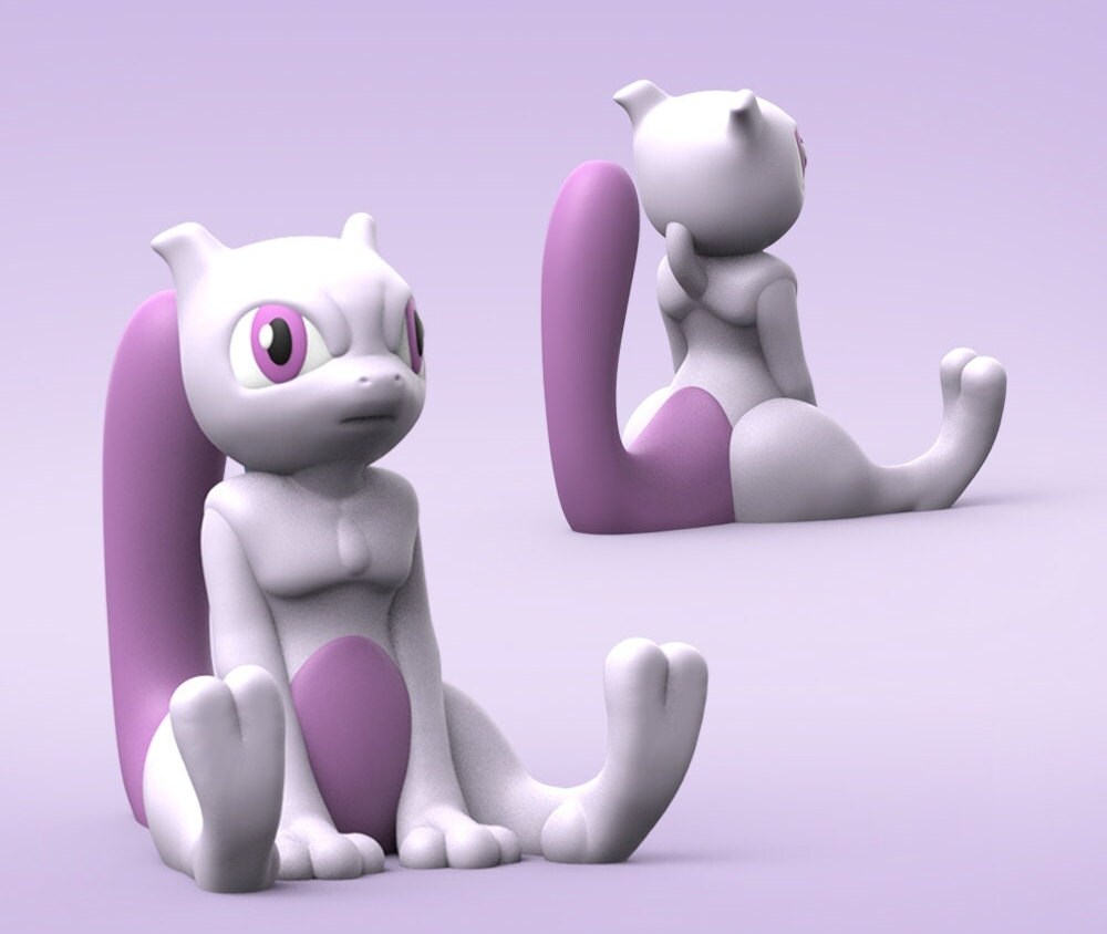 STL file POKEMON - HALLOWEEN MEWTWO 🐉・Model to download and 3D