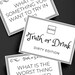 72 Cards of Truth or Drink Printable Card Game, Adult-themed Party Card ...