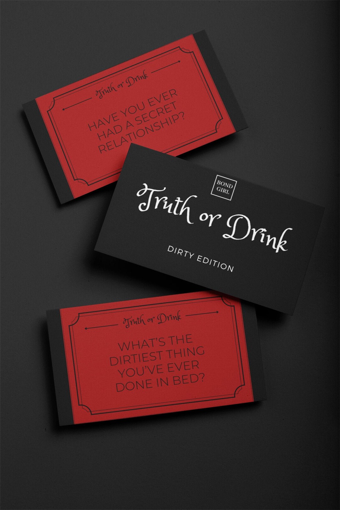 72 Cards of Truth or Drink Printable Card Game, Adult-themed Party Card ...